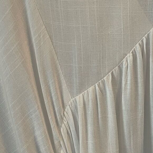 NWT AIMAGE white boho dress or swim cover Size M - Picture 4 of 9